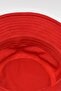 100% Cotton Red Bucket Fisherman Hat Bucket Hat - 3