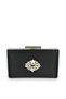 Black Color Satin Crystal Stone Evening Dress Bag Evening Bag Henna Bridal Bag Clutch Portfolio