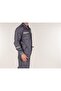 Gray Sleeved Jumpsuit with Reflective Stripes - 7