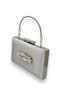 Silver Gray Lame Color Satin Crystal Stone Evening Dress Bag Evening Bag Henna Bridal Graduation Bag - 2