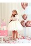 Snowflake Vintage New Year's Baby Girl Dress, Birthday, Photo Shoot Dress, Suitable for 0-12 Years Old - 8