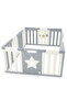 - Baby Safety Large Star Design Playpen 12+2pcs (Exclusive)