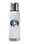 Wild White Shark Car, Motorcycle, Helmet, Laptop, Glass Sticker 13X13 cm - 5