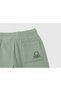 Boy's Khaki Back Pocket Logo Embroidered Elastic Waist Sweatpants - 3