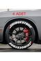 ملصق كتابة الإطارات الأبيض من Bridgestone - 4 قطع مقاس 2.5 سم® - 5