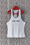 Just Gym Front and Back Printed Tank Top Sports Tank Top - 2
