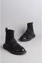 Seç 1551 Stretch Women's Boots with Stone Details Black Stretch - 2