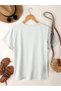 Unisex White Be Kind Printed Oversize T-Shirt - 2