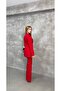 Women's Satin Detailed Faced Suit - 3