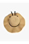 Straw Hat with Band Detail - 2