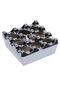 Cast Ashtray with Grill Metal Square Ashtray with Lid and Ash Tray Holes - 2