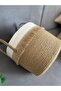 Wicker Jute Basket and Flower Pot Organizer - Decorative, Gift and Machine Stitched - 4