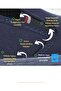 Navy Blue Unisex Woven Linen Shoes - 3