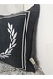 Embroidered Embroidered Spike Pattern Throw Pillow Cover 42X42 cm - 4
