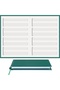 مفكرة جيتار (فارغة وأظافر) + مخطط متعدد الألوان 100% صناعة يدوية وخياطة يدوية (A/5) - 5