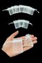 White Organza Transparent Tulle Pouch, 50 Pieces Size 5X7Cm, Henna Cookie Nuts Gold Jewelry Promise Gift Bundle - 6