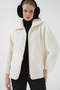 Ecru 5211 Zippered Plush Coat - 3