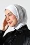 Women's Snap-Tie Hijab Ready-To-Wear Practical Shawl White - 3