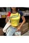 Moody Girls Green Raglan Half T-shirt - 7