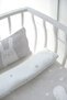 Mother's Side Crib Bedding Set (60X100) - Pure Baby Series - White Rabbit with Gray Background - 5