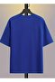 The Bronx Printed Unisex Cotton Round Neck Cobalt Blue T-Shirt - 2