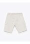 Lcw Kids Gray Crew Neck Printed Baby Boy T-Shirt and Shorts 2-Piece Set - 6