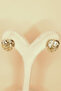 Xuping Leaf Earrings with Rhinestone - 6