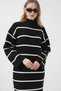 15890 Long Knitwear Dress - D. Black - 3