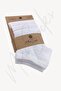 - 3-Piece Basic Plain Booties Socks - 2