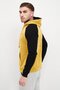 Men Sportswear Fit Long Sleeve Outdoor Hoodie, Yellow - 3