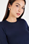 Crew Neck Basic Blouse B1480-S3 - 3