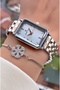 Brand Rose Silver Color Women's Wristwatch - Bracelet - 2