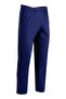 Men's Cotton Lycra High Quality Navy Blue Pajama Bottoms with Elastic Waist Pockets - 4