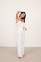 High Waist Wide Leg Jean Trousers - PN5198-PNK