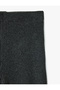 Normal Waist Spanish Leg Ribbed Leggings Trousers - 5