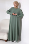 Mint Women's Aerobin Hidden Zipper Hijab Ferace Dress - 4
