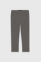 Men's Anthracite Slim Fit Narrow Cut Casual Trousers with Elastic Waist Side Pocket - 7