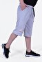Strong Print Detailed Boy's Capri with Pockets - 4