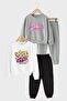 Fyk Kids Girl's 2-Piece Straight 0 Collar Tracksuit Set