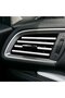 Silver Color Car Interior Air Conditioner Grille and Strip Trim Set - 5