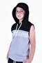 Go Up Text Printed Boys' Hooded T-shirt - 3