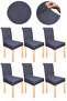 Spandex Micro Honeycomb Fabric Lycra Elastic Non-Pilling 6-Piece Chair Cover Quality Chair Cover