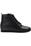 Genuine Leather Boots 7685 Black