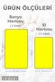 100% Cotton 4-Piece Yellow Towel Set - 2 Hand Towels and 2 Bath Towels - 3