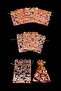 Red Rose Henna Cookie Engagement Gift Bag 100 Pieces Size 12X15Cm, Wedding Wedding Bride Mevlüt Circumcision - 3