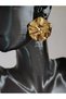 Gold Wavy 316L Tarnish Guaranteed Stylish Design Steel Earrings - 6