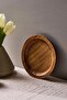 Morry Akasya Round Presentation Board - Brown - 15 cm - 2