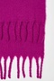 Solid Color Puff Shawl - Winter Neck and Shoulder Shawl - Purple - 3
