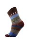 Soft and warm single wool socks for daily use, colorful - 2