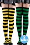 Women's Thick Stripe 2-Piece Knee High Socks - 3